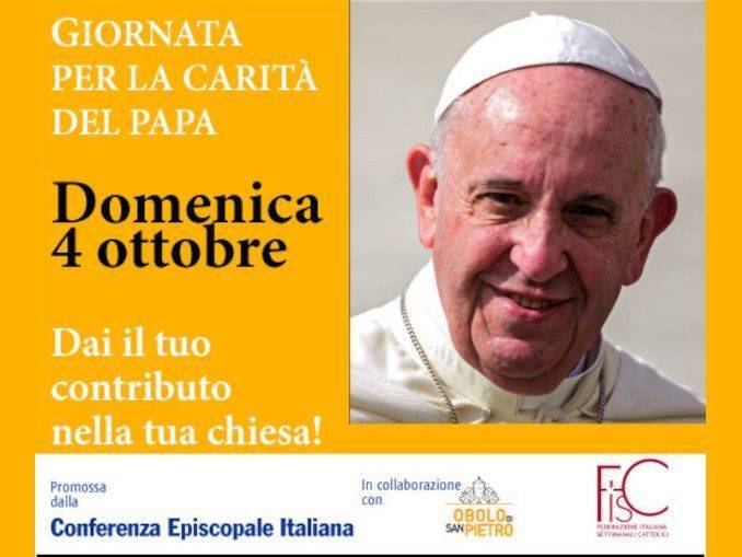 La giornata della Carità del Papa