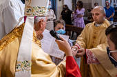 La celebrazione con il Vescovo