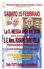 Monsignor Rosario Saro Vella a Livorno